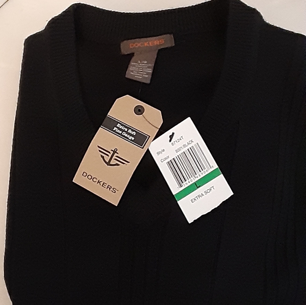 Men's Sweater Vest, Dockers, Size L